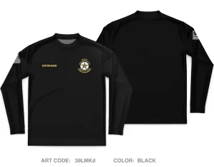 CUSTOM University of Illinois Police Training Institute Core Men's LS Performance Tee - 39LMKd