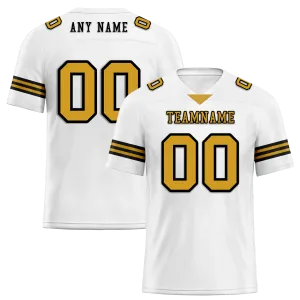 Custom White Classic Style Personalized Authentic Football Jersey FBJ02-bd0a70a0