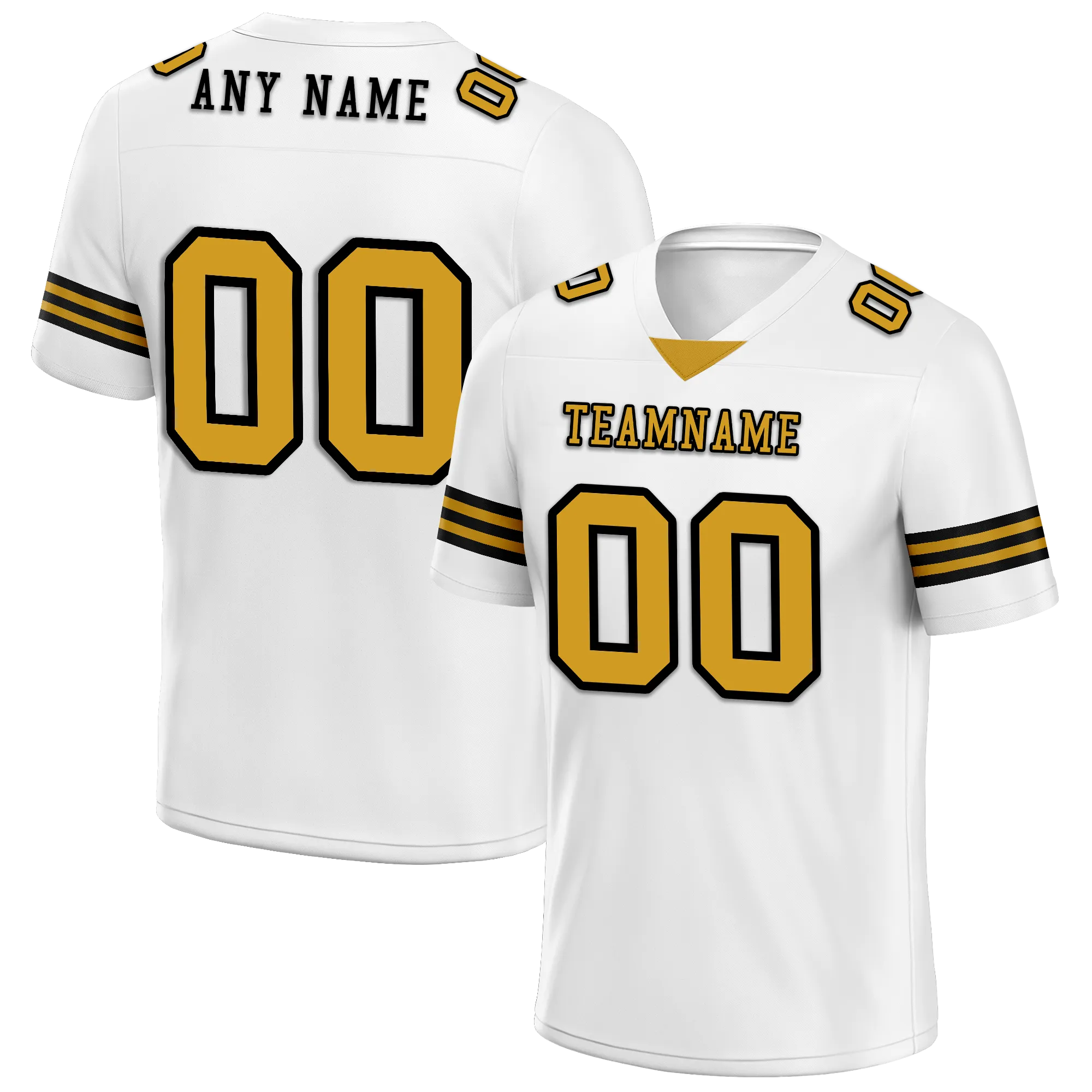 Custom White Classic Style Personalized Authentic Football Jersey FBJ02-bd0a70a0