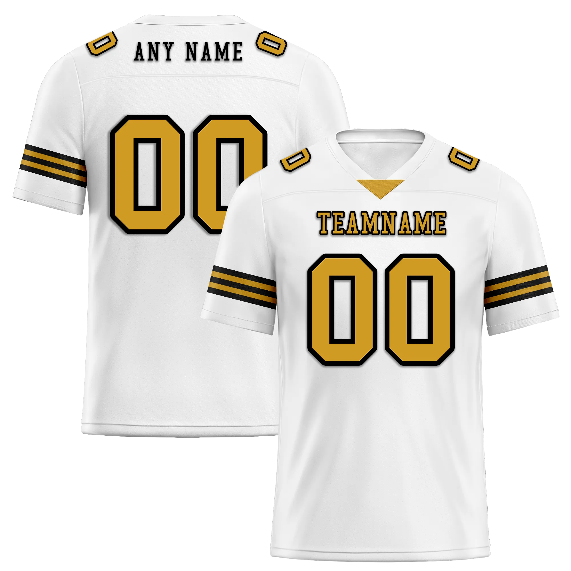 Custom White Classic Style Personalized Authentic Football Jersey FBJ02-bd0a70a0