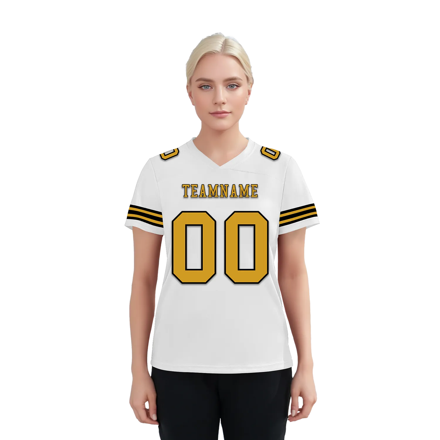 Custom White Classic Style Personalized Authentic Football Jersey FBJ02-bd0a70a0