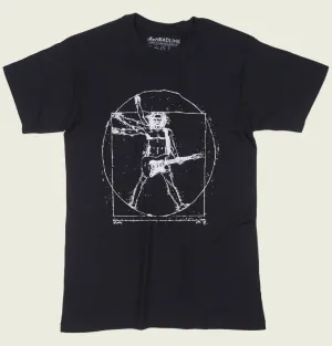 DA VINCI VITRUVIAN ROCK MAN Unisex T-shirt