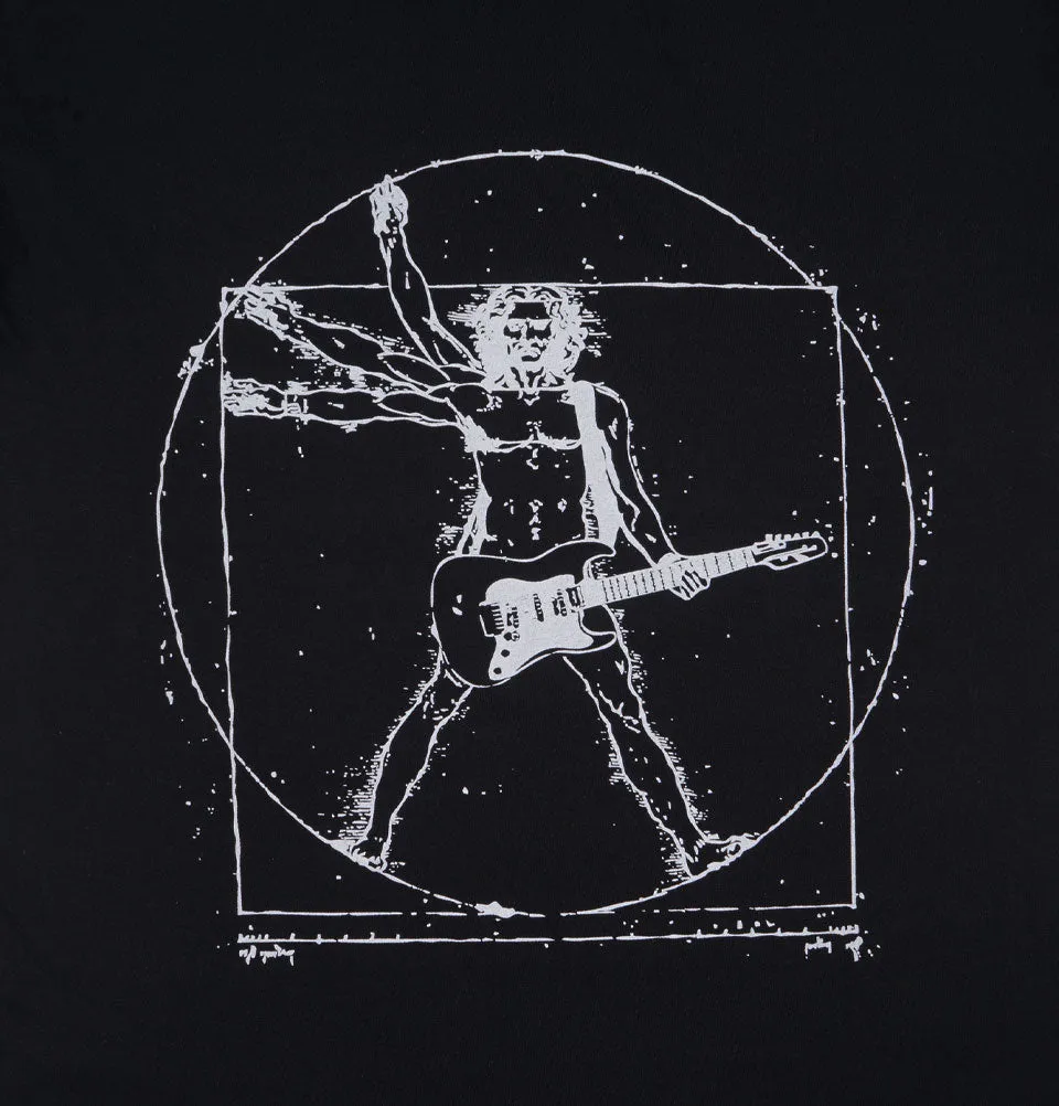 DA VINCI VITRUVIAN ROCK MAN Unisex T-shirt
