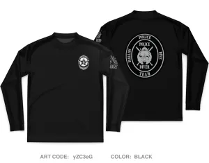 Dallas Police Dive Team Core Men's LS Performance Tee - yZC3eG