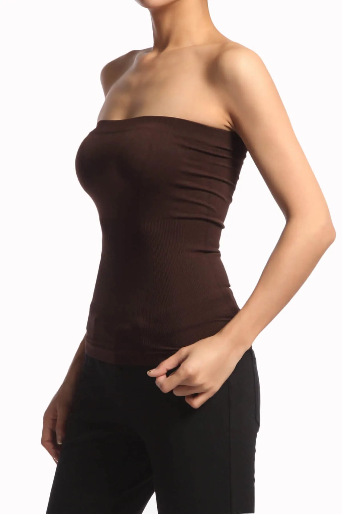 Ellenie Strapless Sealmess Tube Top