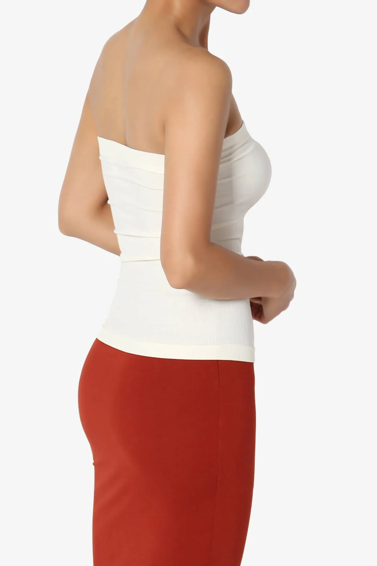 Ellenie Strapless Sealmess Tube Top