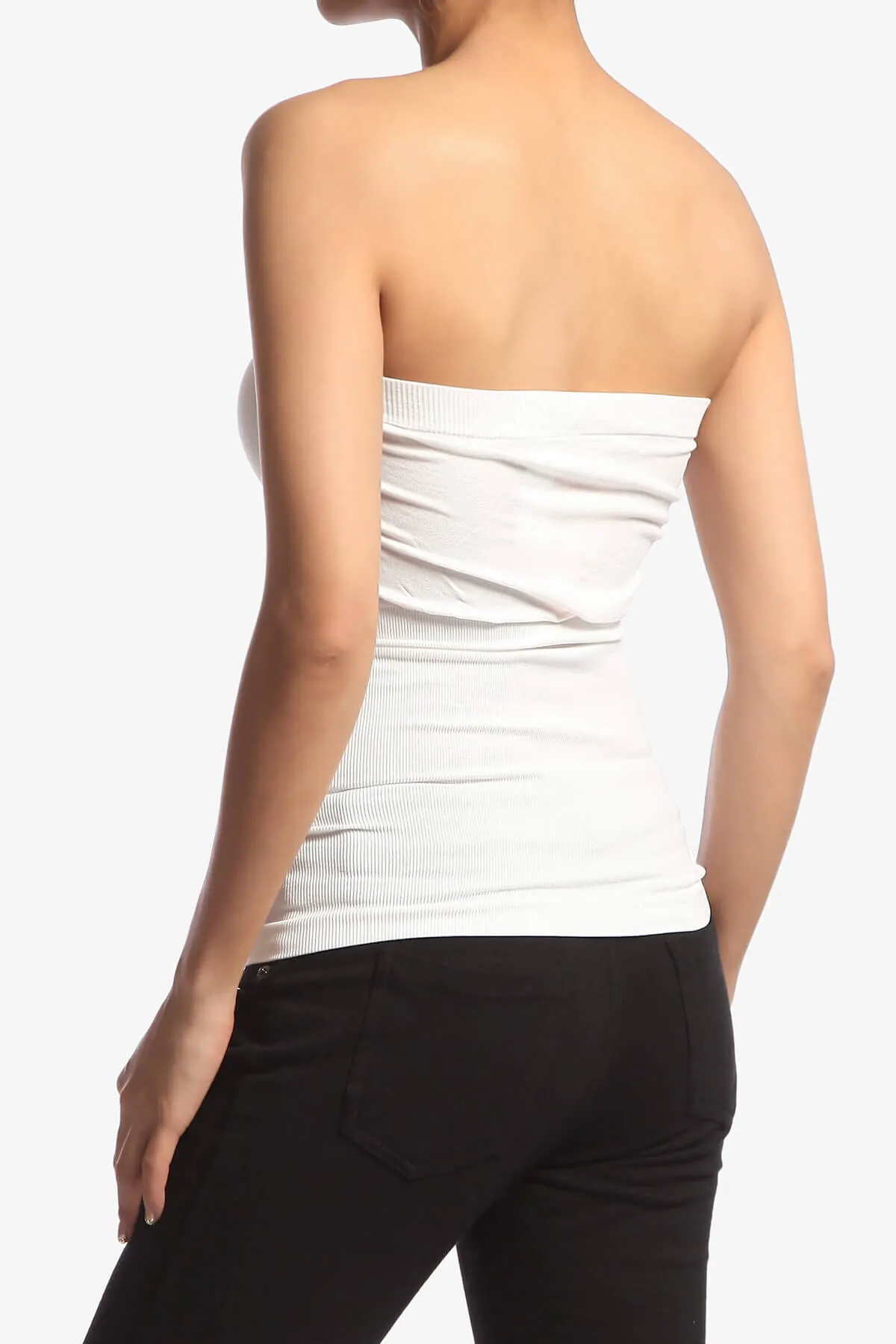 Ellenie Strapless Sealmess Tube Top