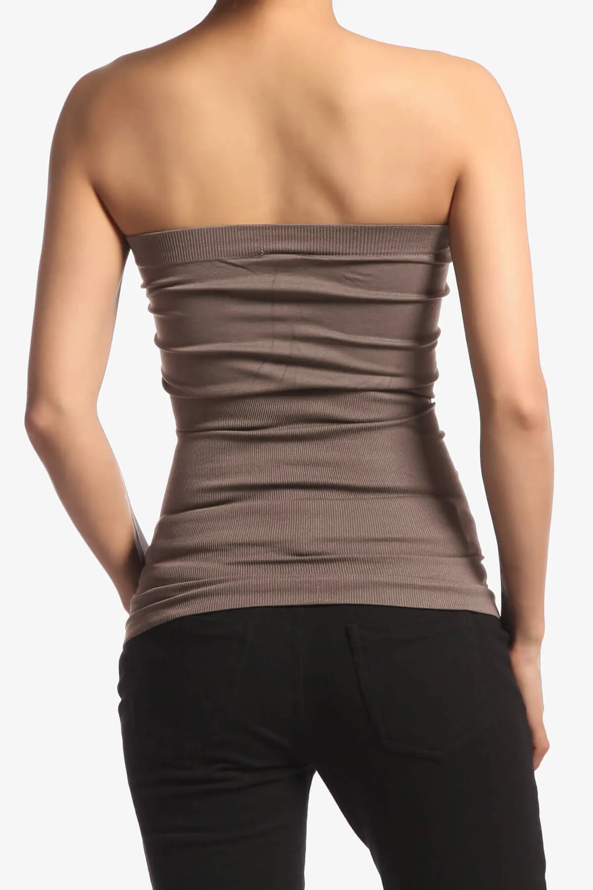 Ellenie Strapless Sealmess Tube Top