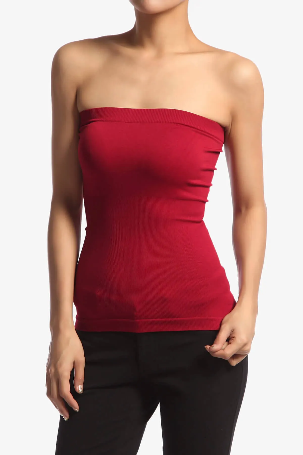 Ellenie Strapless Sealmess Tube Top