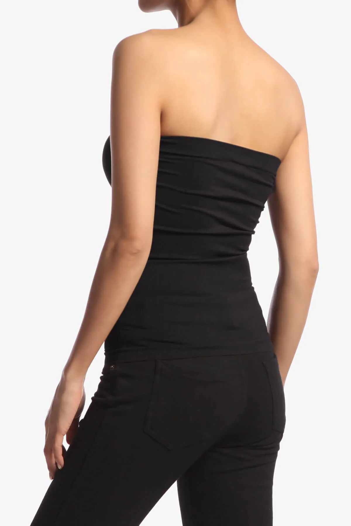 Ellenie Strapless Sealmess Tube Top