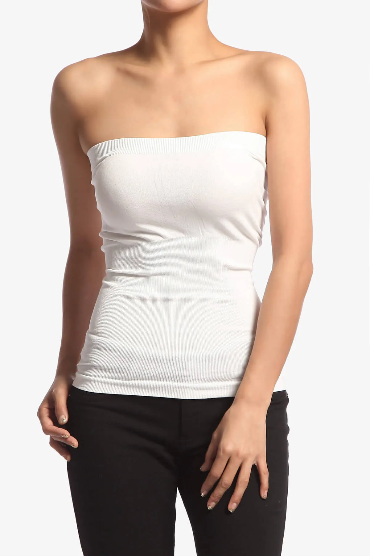 Ellenie Strapless Sealmess Tube Top