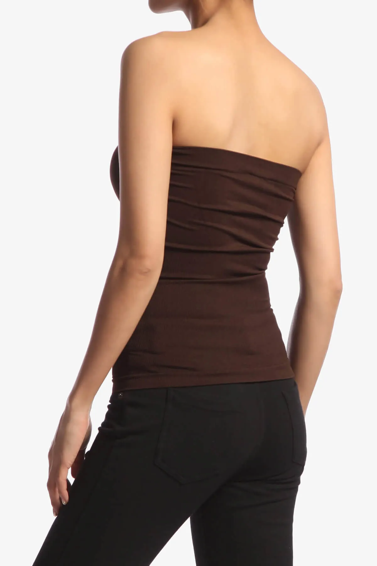 Ellenie Strapless Sealmess Tube Top