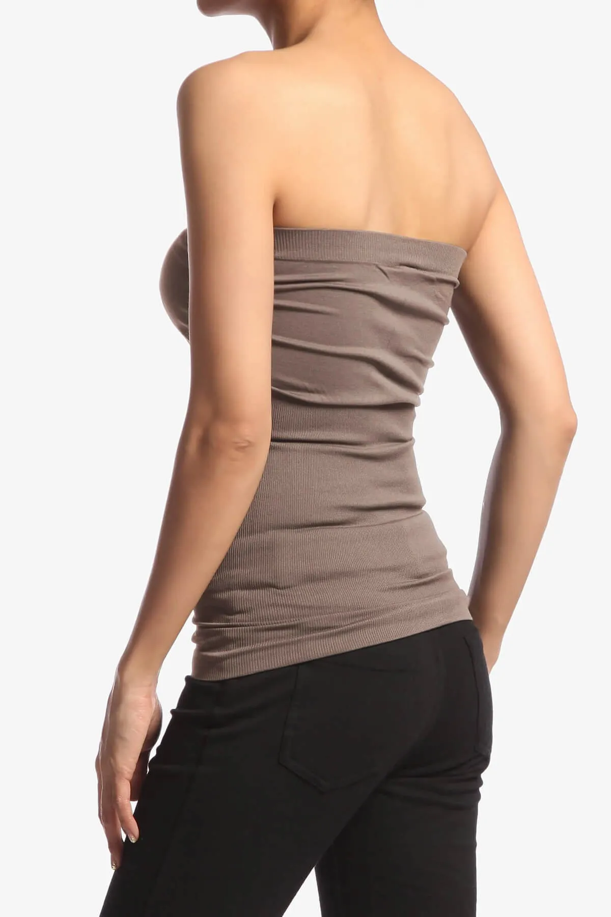 Ellenie Strapless Sealmess Tube Top