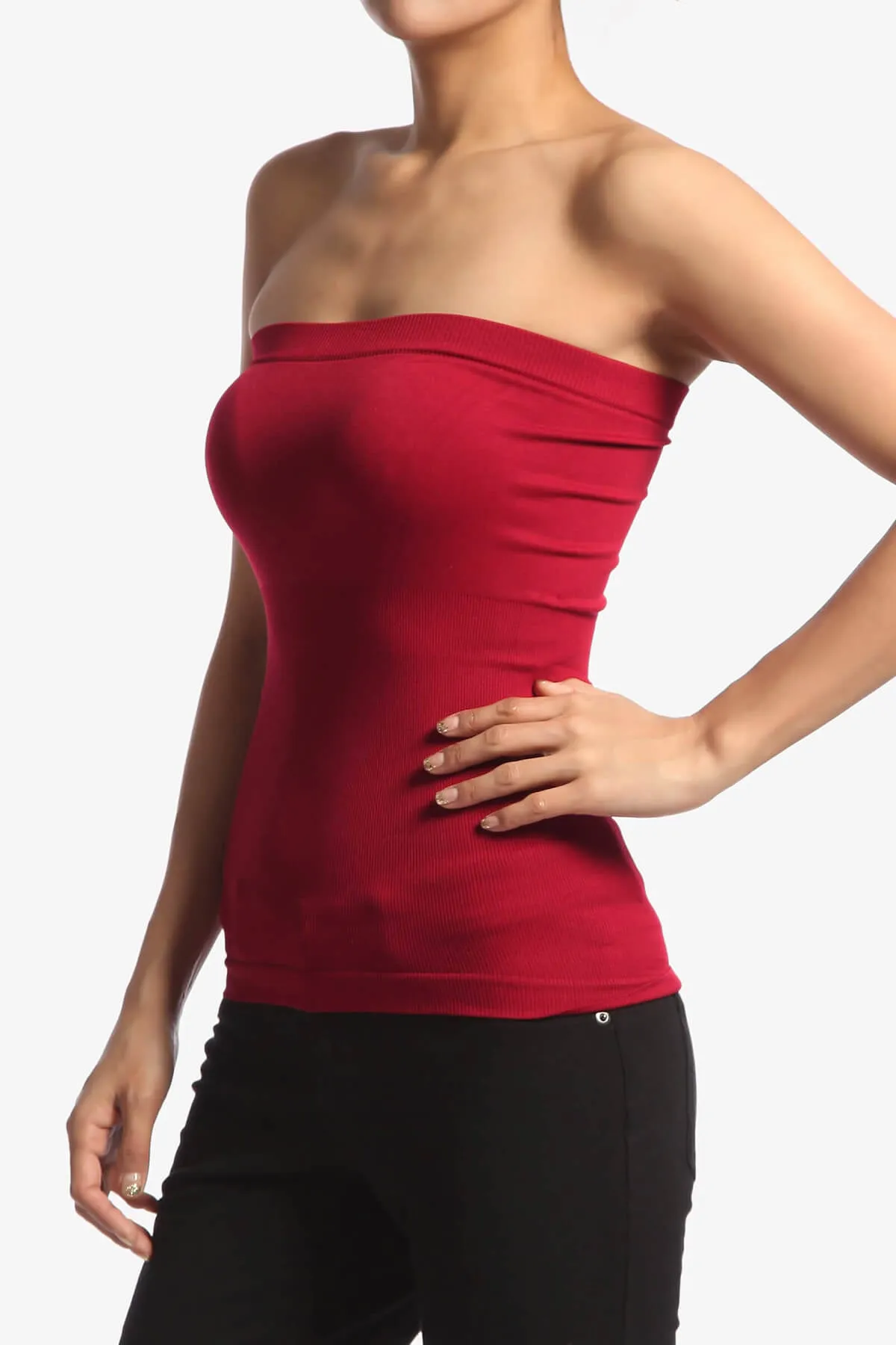Ellenie Strapless Sealmess Tube Top
