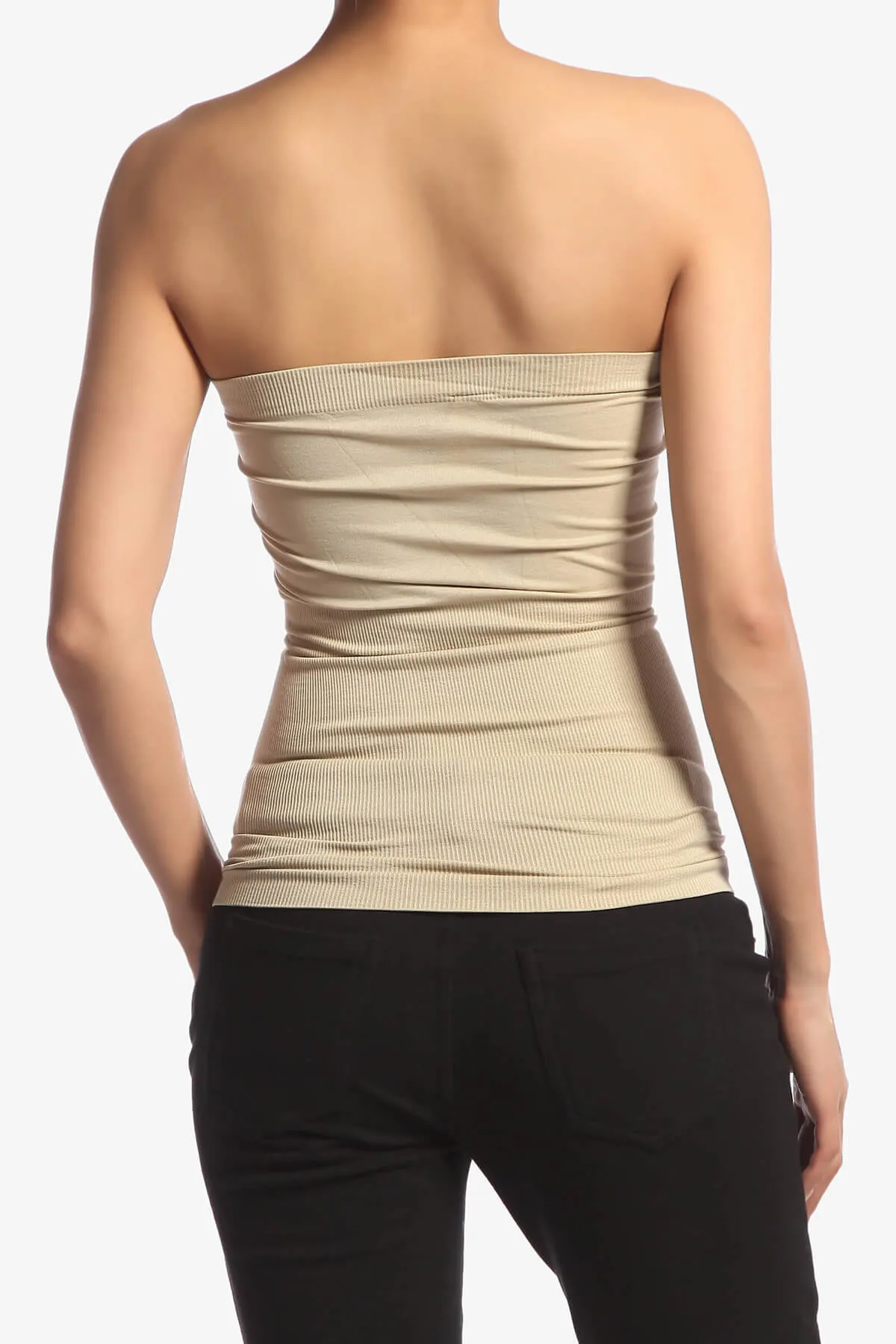 Ellenie Strapless Sealmess Tube Top