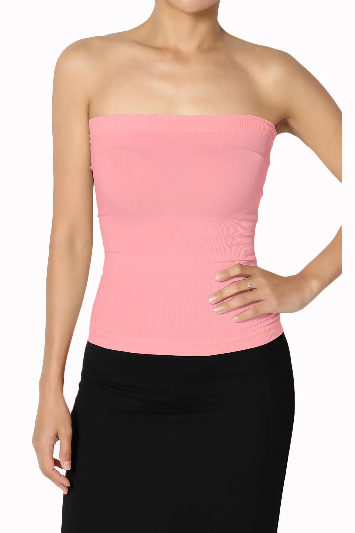 Ellenie Strapless Sealmess Tube Top