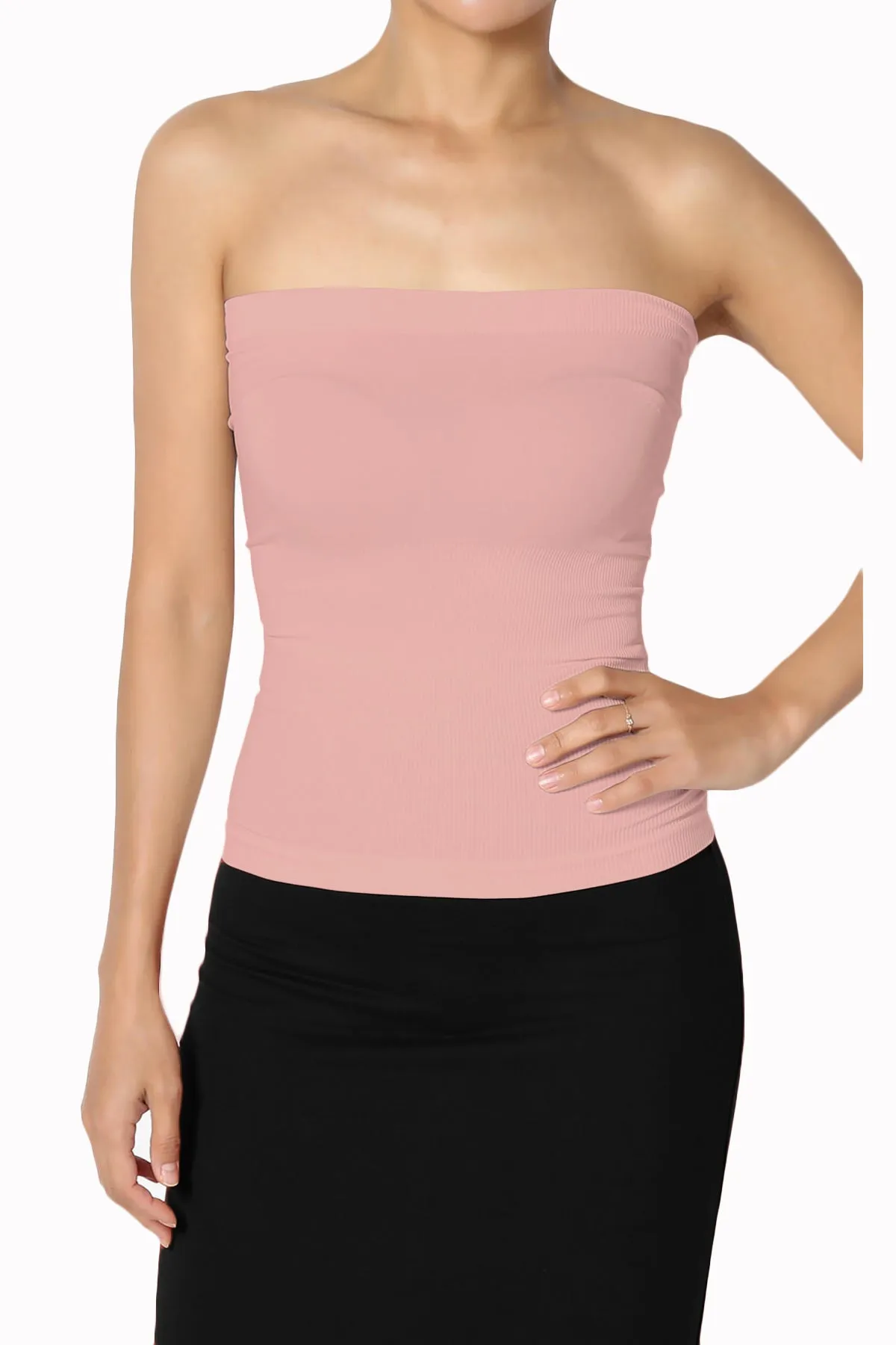 Ellenie Strapless Sealmess Tube Top