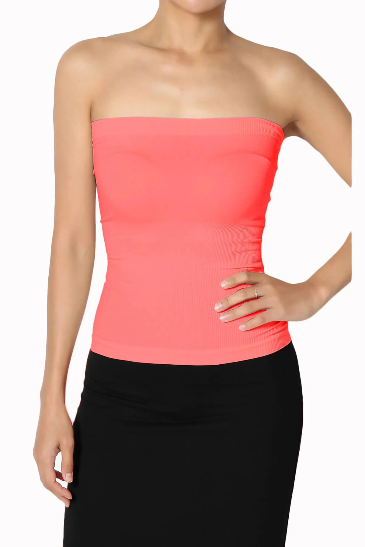 Ellenie Strapless Sealmess Tube Top