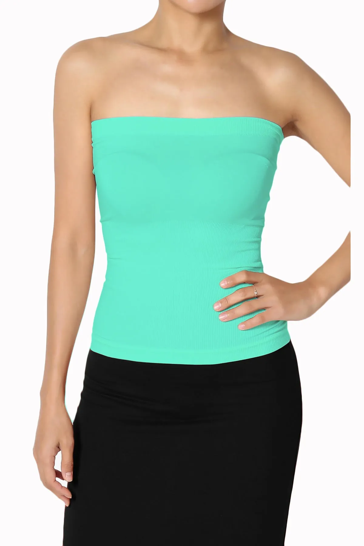 Ellenie Strapless Sealmess Tube Top