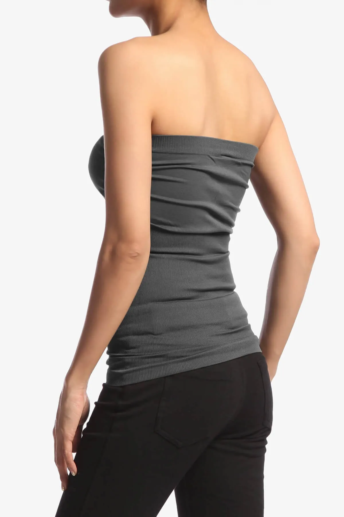 Ellenie Strapless Sealmess Tube Top