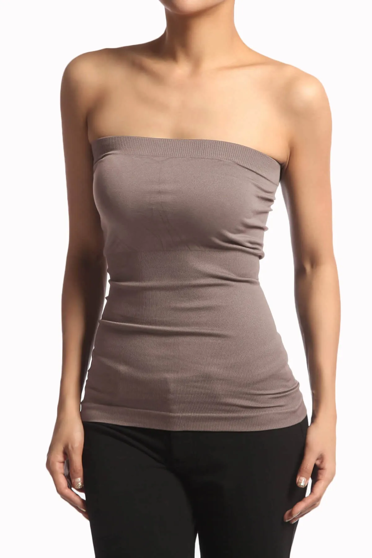 Ellenie Strapless Sealmess Tube Top