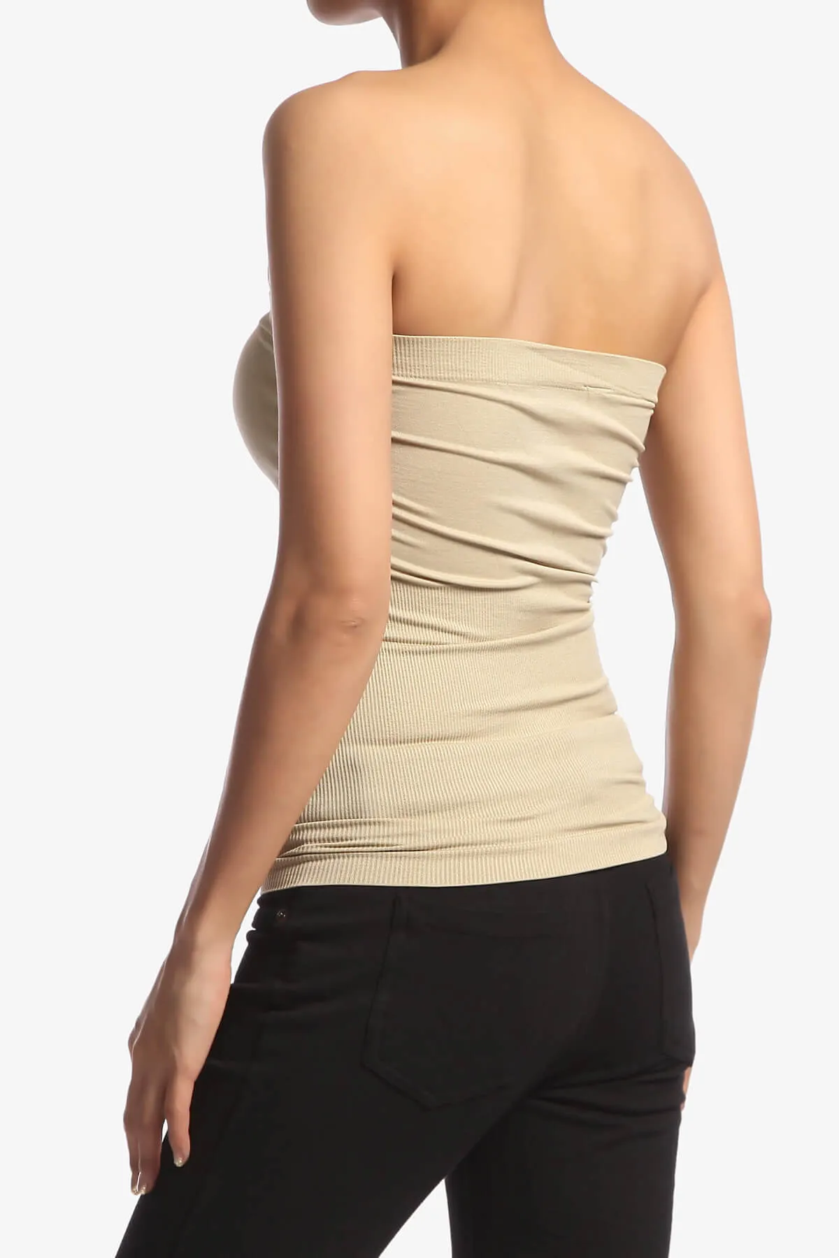 Ellenie Strapless Sealmess Tube Top