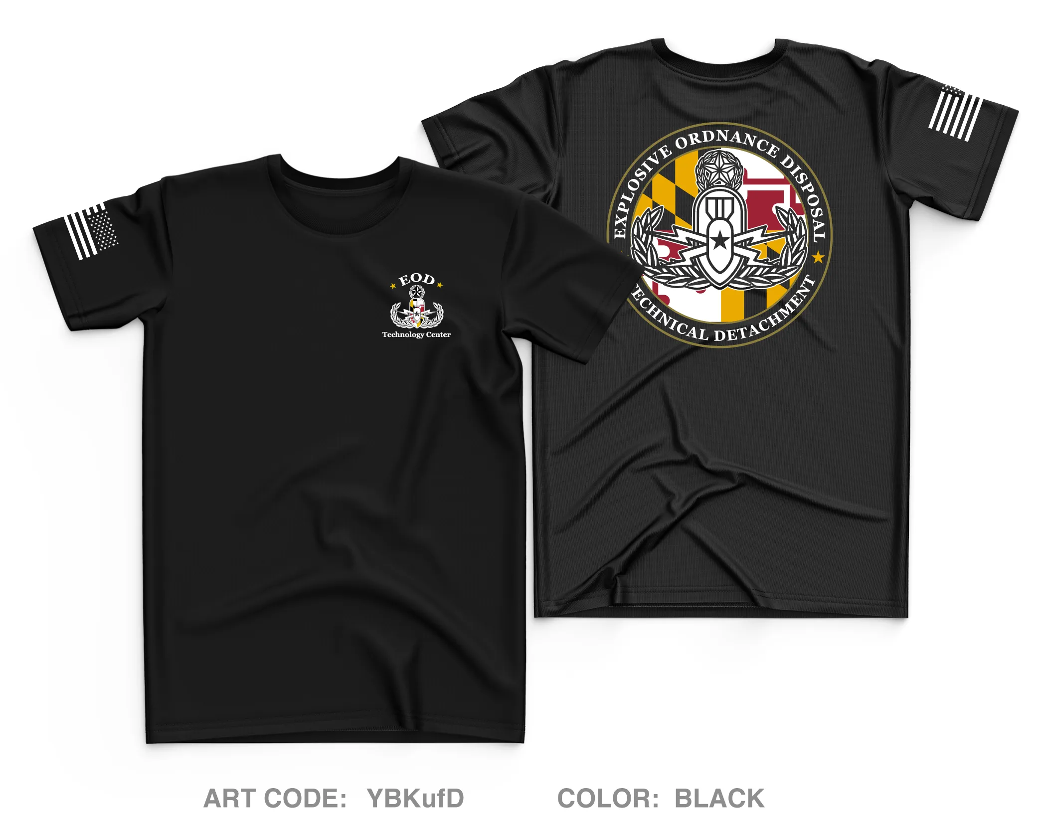 EOD Technology Center Core Men's SS Performance Tee - YBKufD