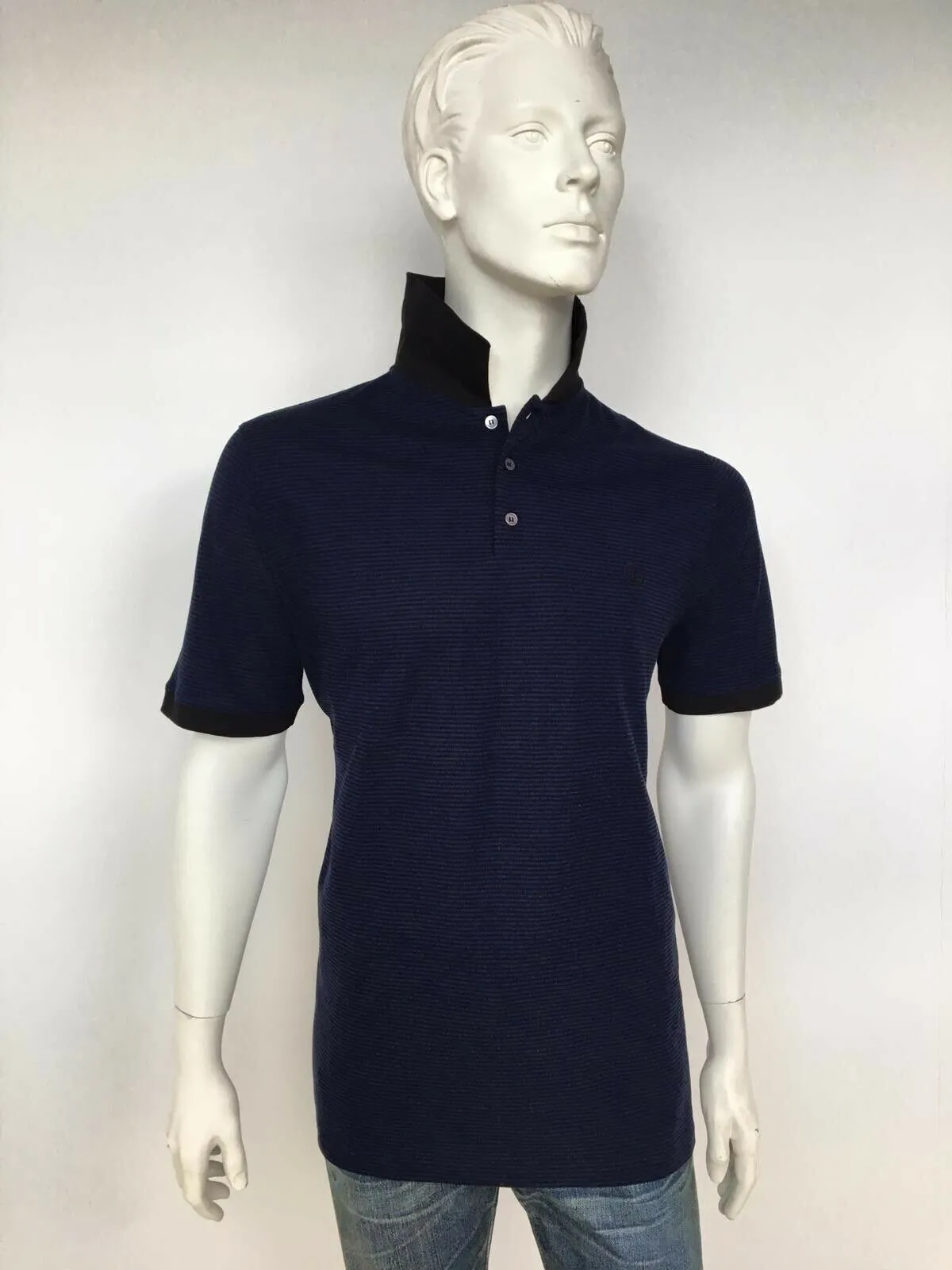 Fil a Fil Striped Polo