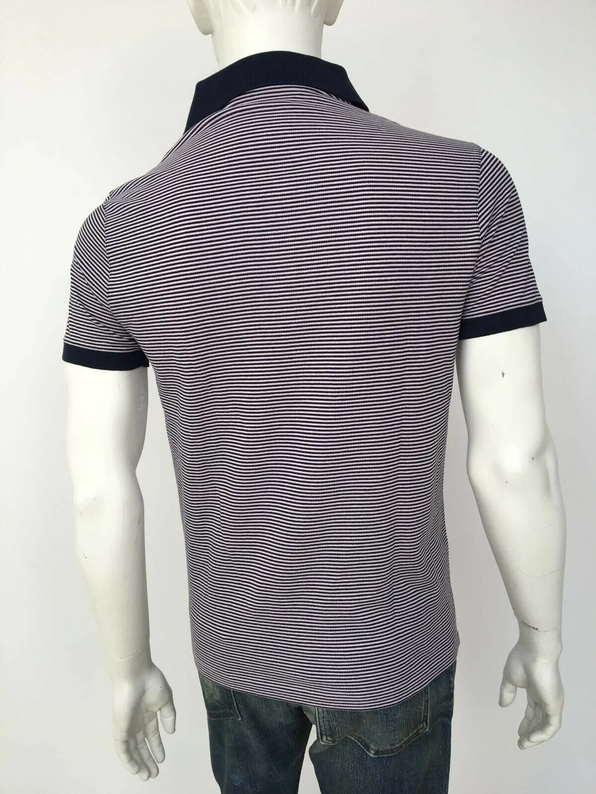 Fil a Fil Striped Polo
