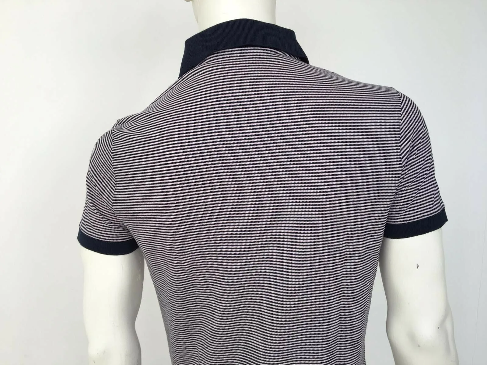 Fil a Fil Striped Polo