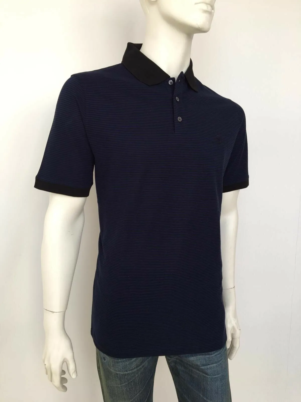 Fil a Fil Striped Polo