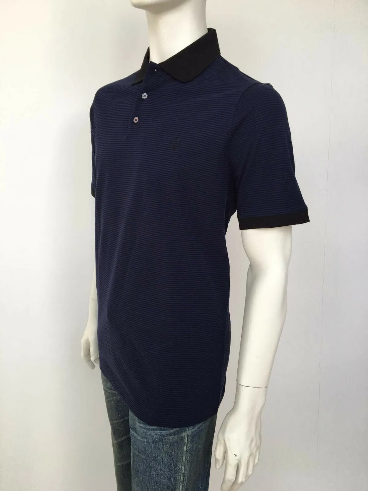 Fil a Fil Striped Polo