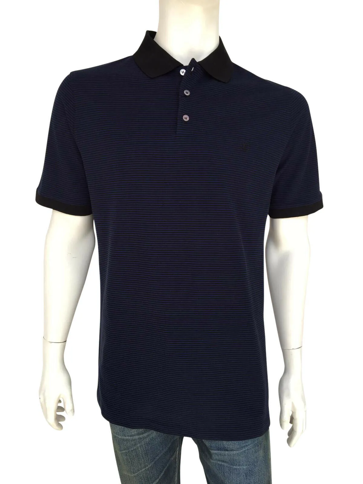 Fil a Fil Striped Polo