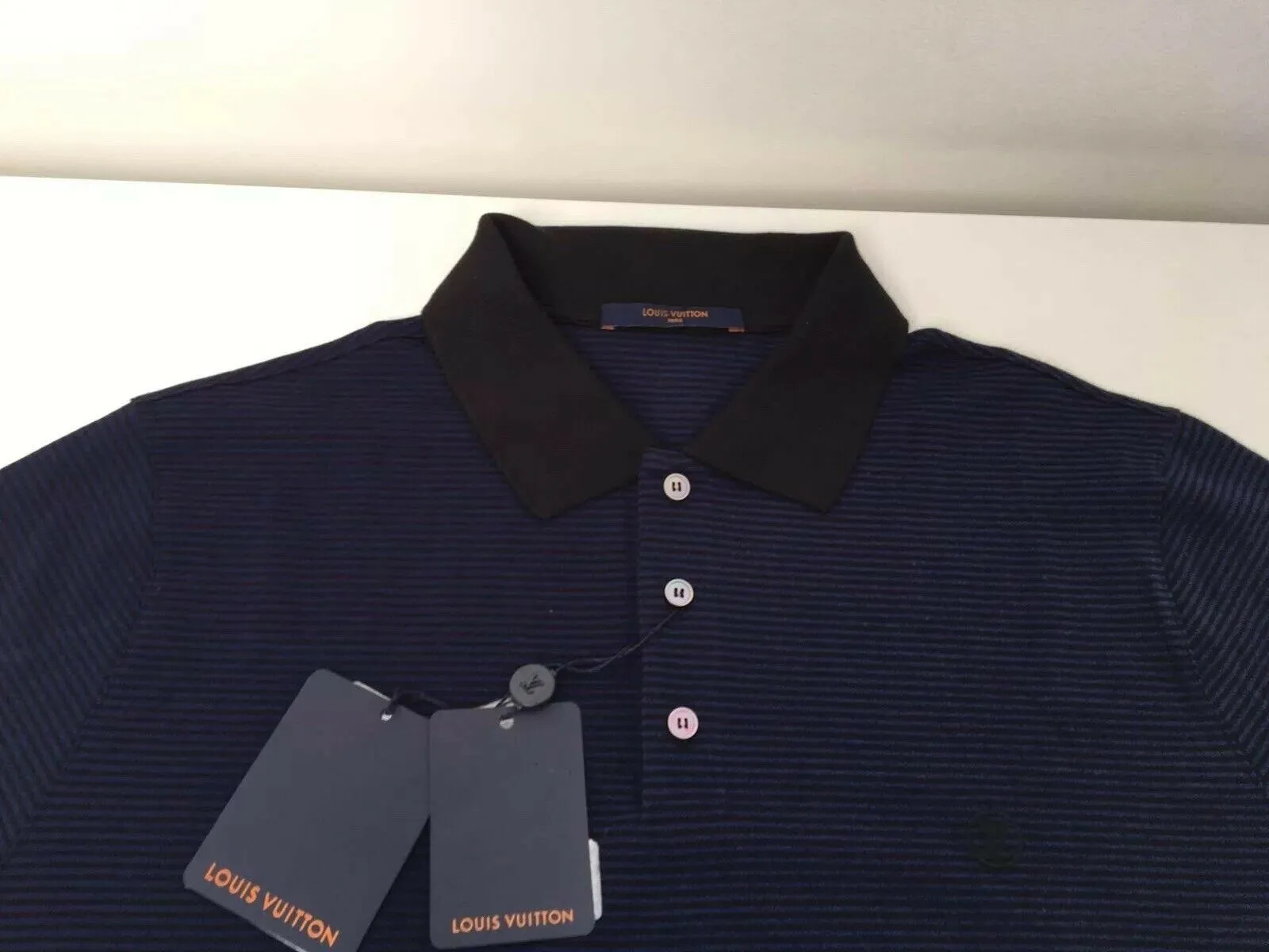Fil a Fil Striped Polo