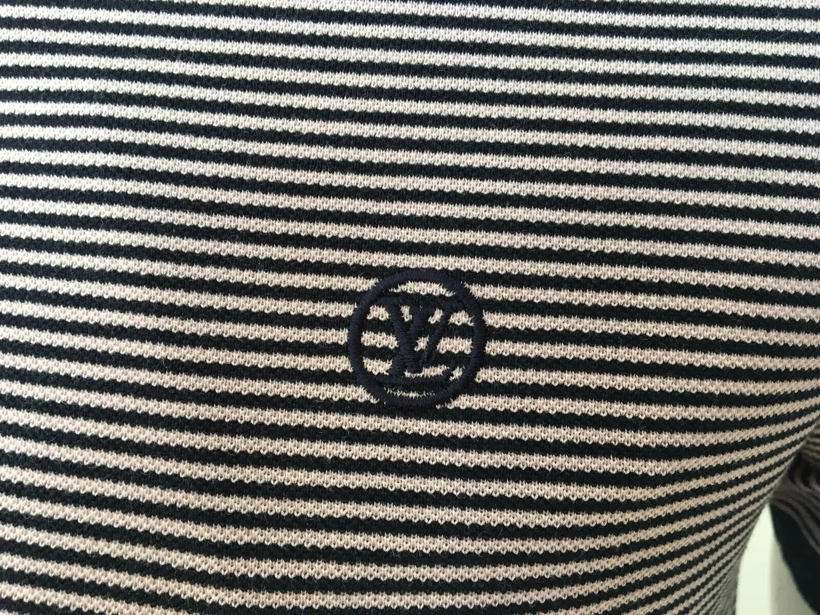 Fil a Fil Striped Polo