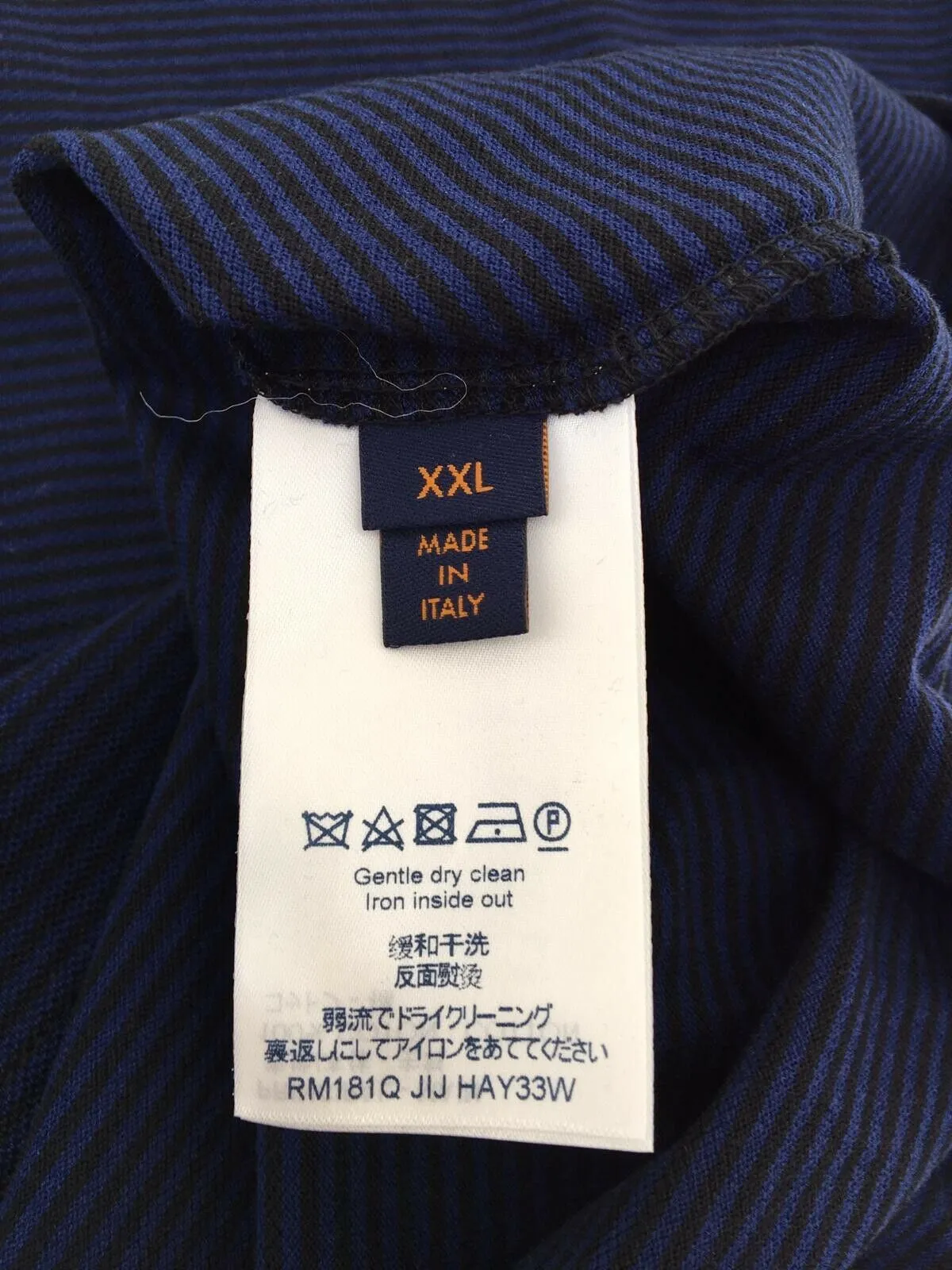 Fil a Fil Striped Polo