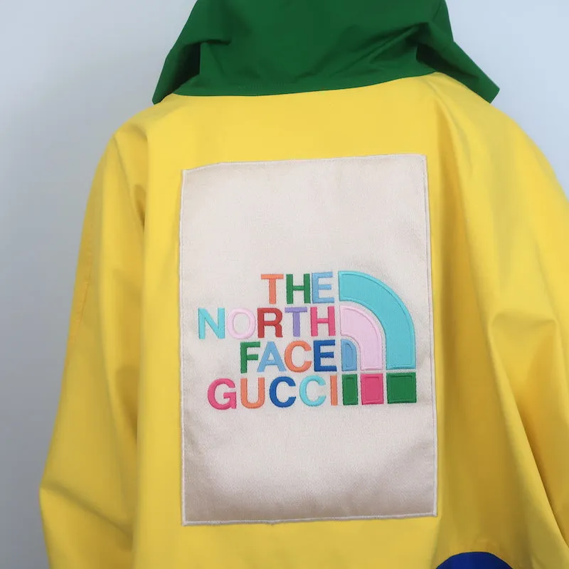 Gucci x The North Face Colorblock Windbreaker Jacket Size Extra Large Unisex