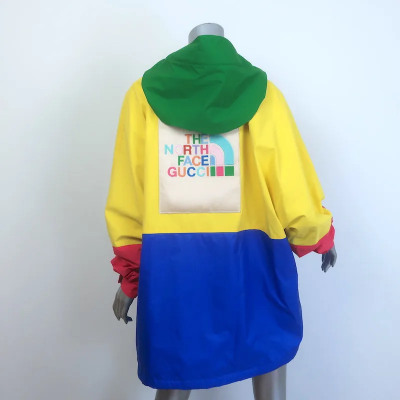 Gucci x The North Face Colorblock Windbreaker Jacket Size Extra Large Unisex