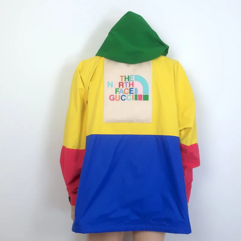 Gucci x The North Face Colorblock Windbreaker Jacket Size Extra Large Unisex