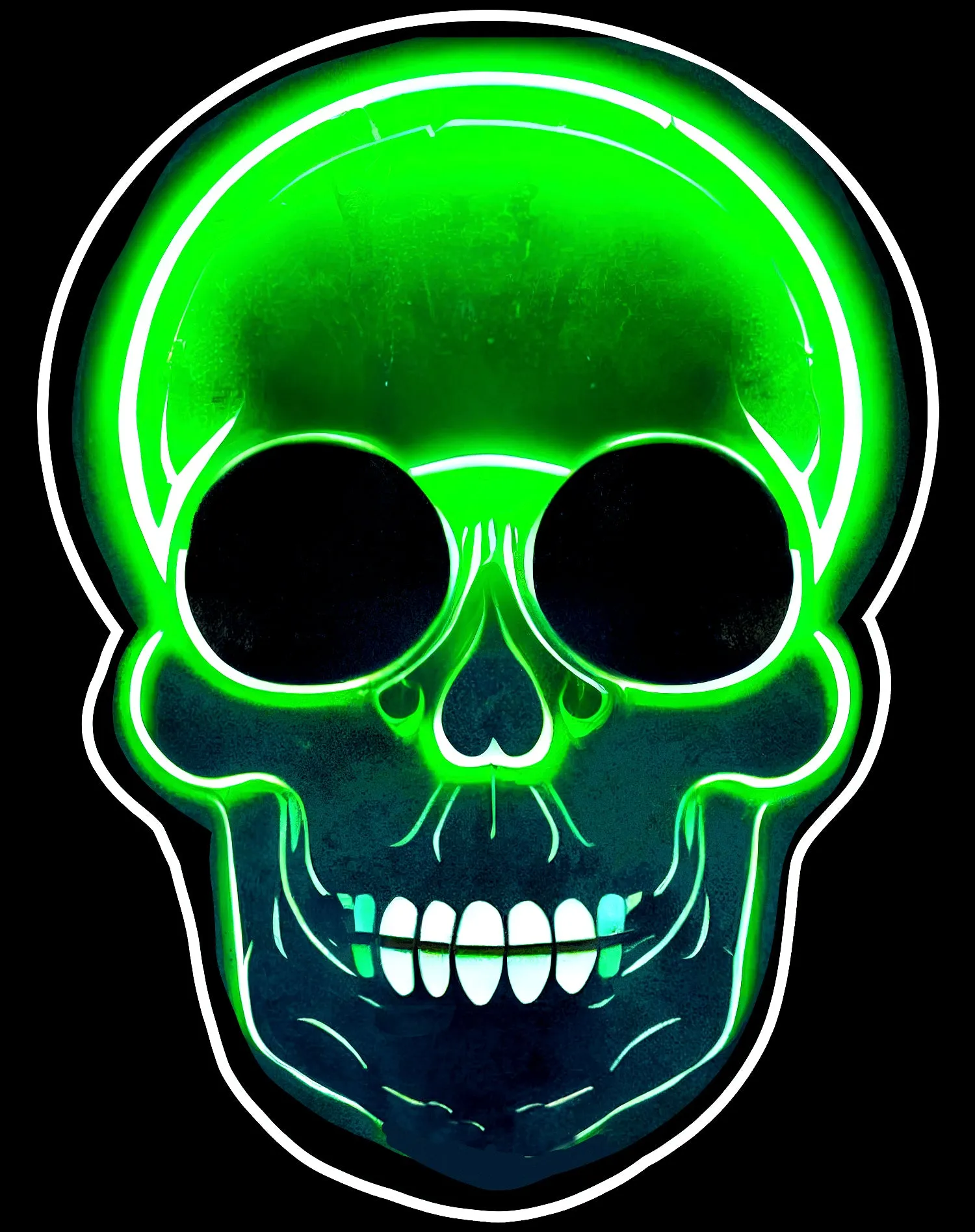 Halloween Horror Zombie Monster Skull Festival Techno Party Official Men's T-shirt