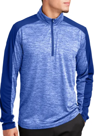 Hays Highstepper Men's Sport-Tek Heather Colorblock 1/4-Zip Pullover