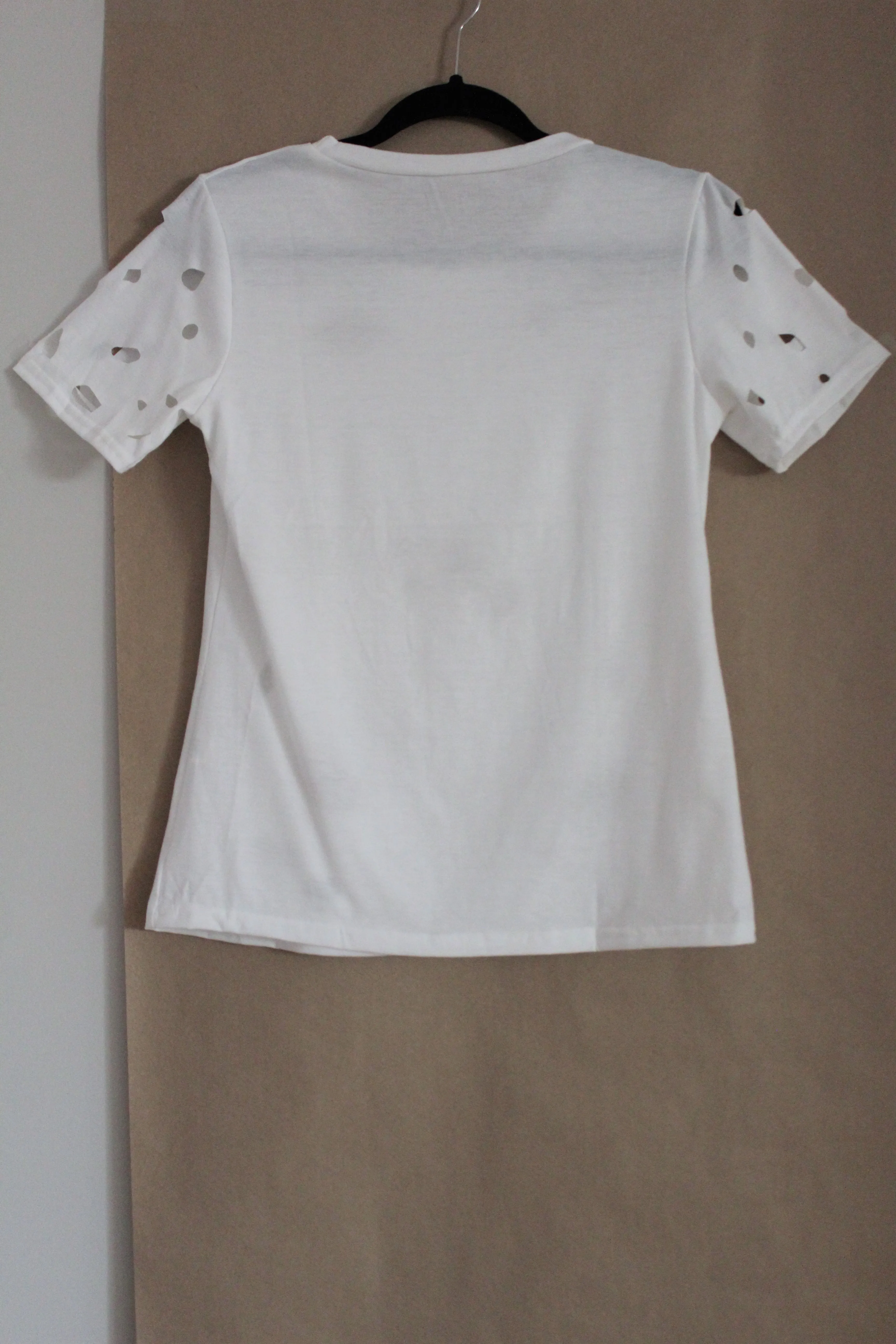 Heavily Distressed Crop Top