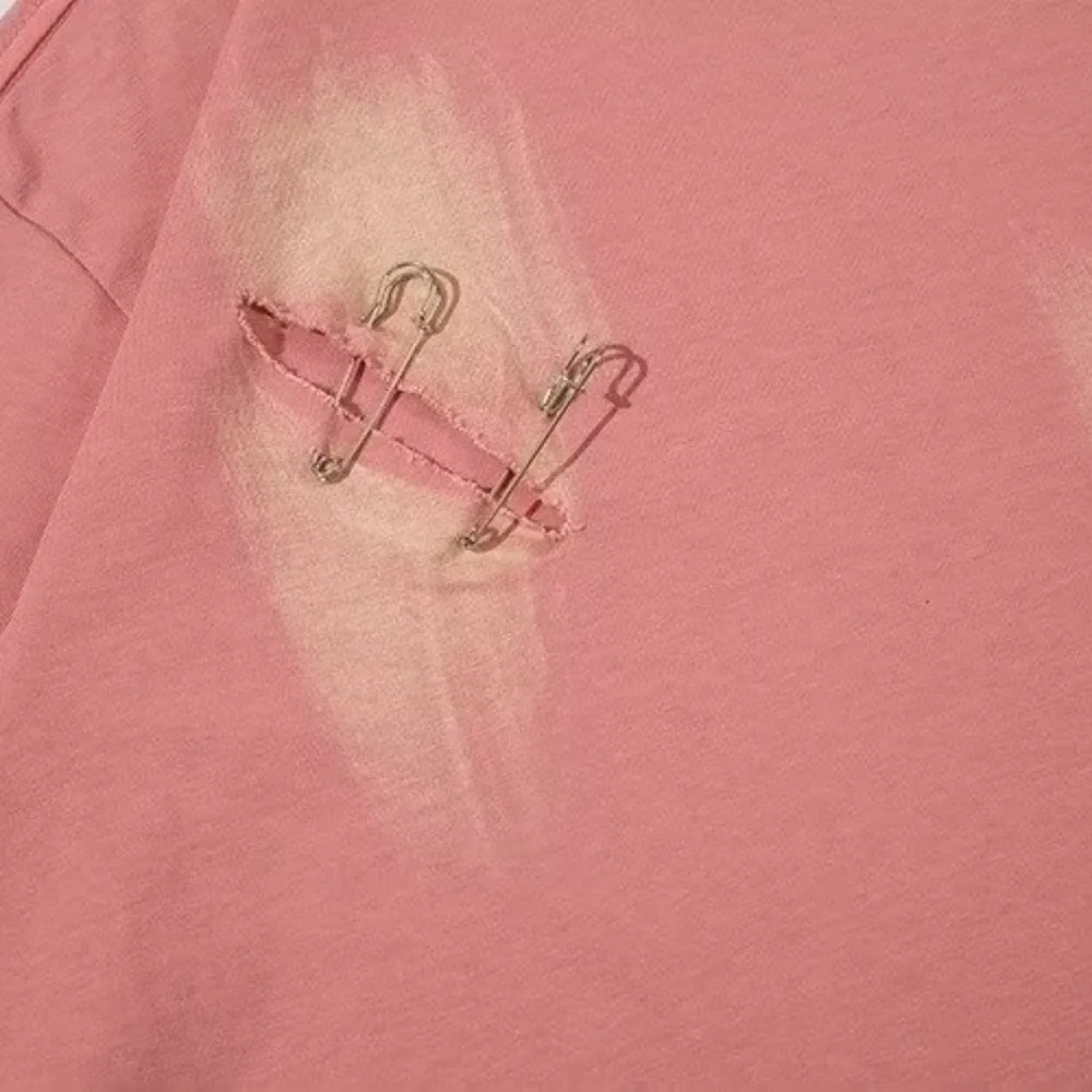 High Street Pin Distressed T-shirt