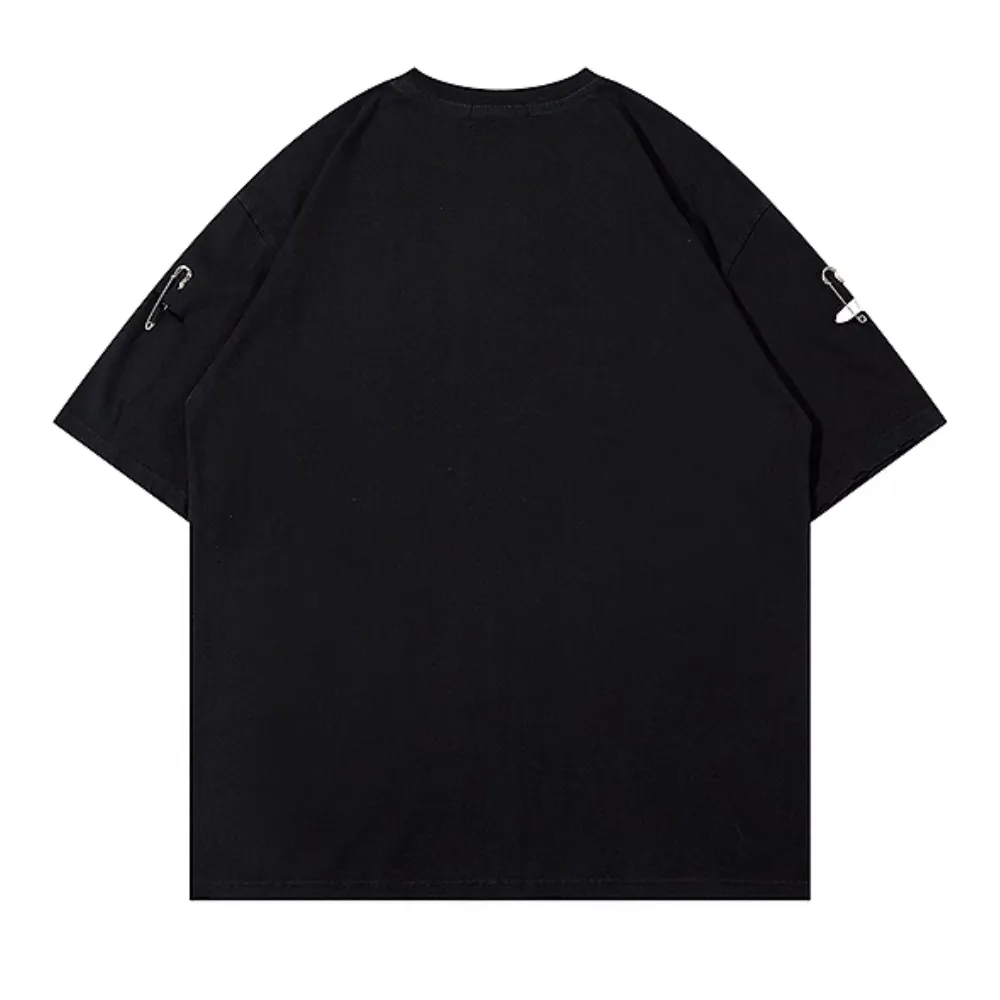 High Street Pin Distressed T-shirt