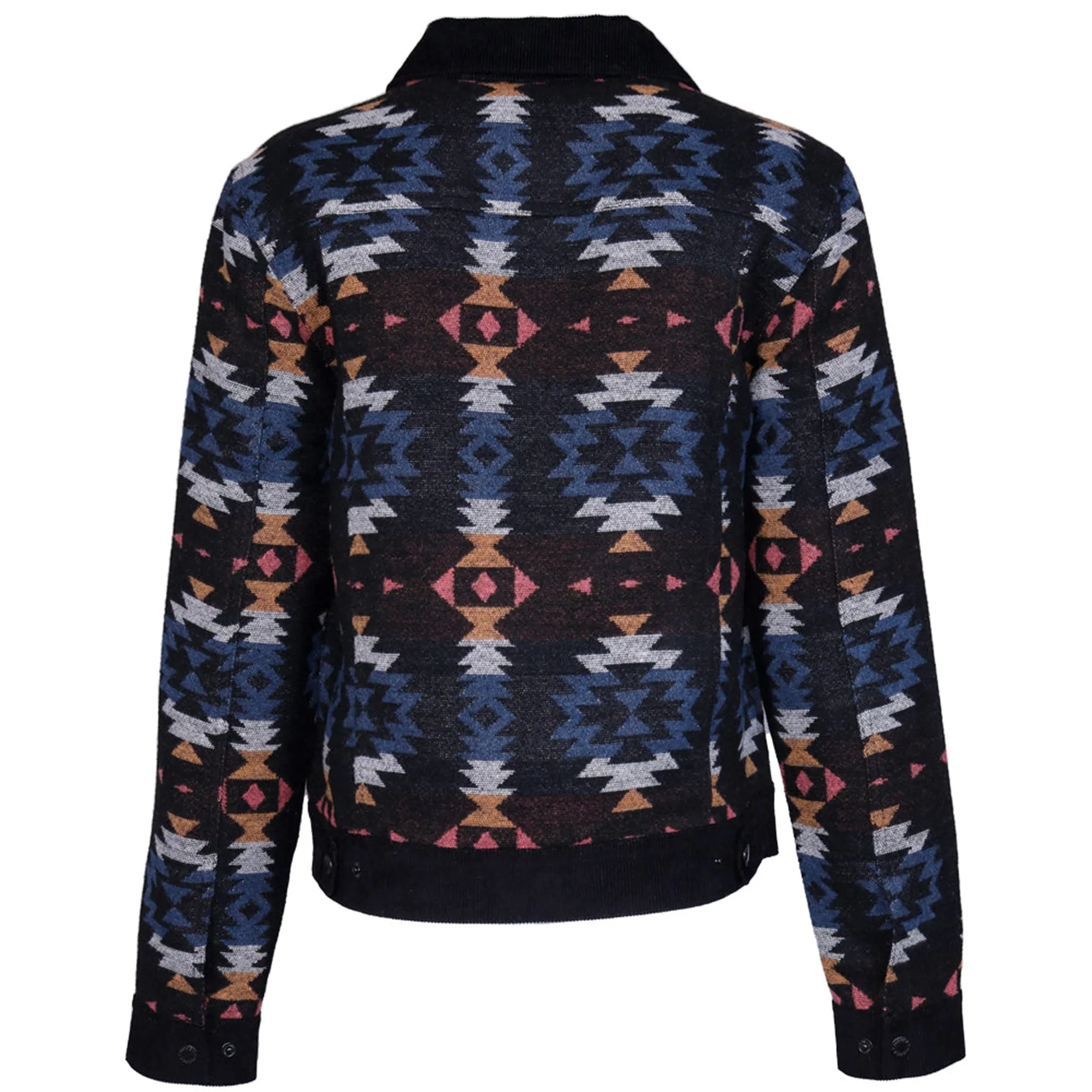 Hooey Women's Black and Aztec Jacket