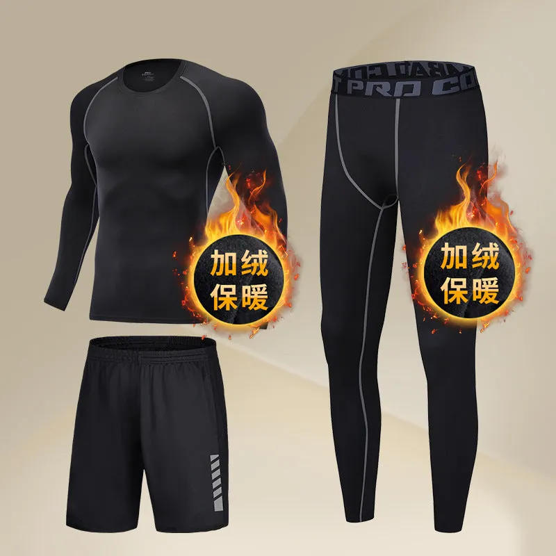 INSTOCK-Men's winter clothing base suit cold-proof thermal