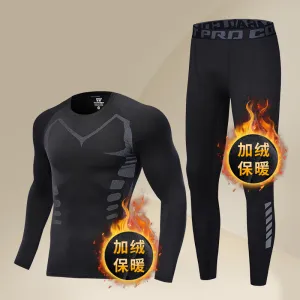 INSTOCK-Men's winter clothing base suit cold-proof thermal