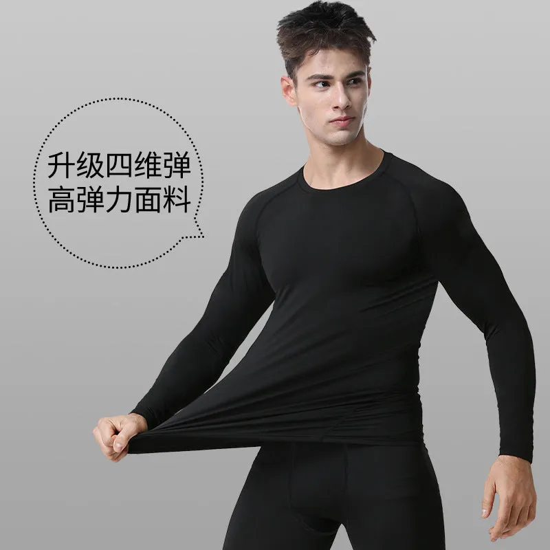 INSTOCK-Men's winter clothing base suit cold-proof thermal