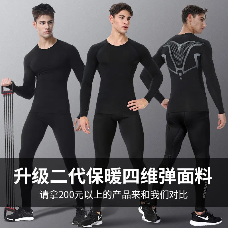 INSTOCK-Men's winter clothing base suit cold-proof thermal
