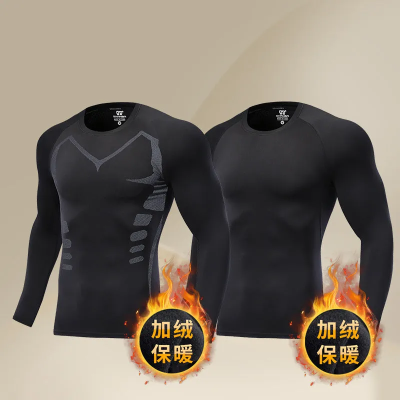 INSTOCK-Men's winter clothing base suit cold-proof thermal
